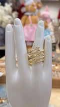 RG Clover Stack Ring