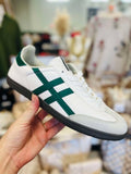 Dakkah White Green Fashion Sneakers