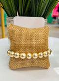RG 10 MM Beaded Stack Bracelet
