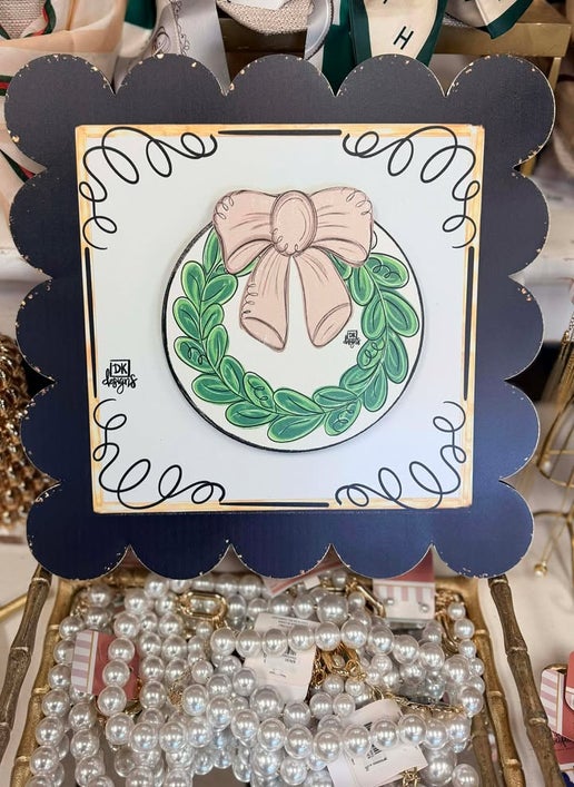 Dk Mini Frame Black and Gold Counter Decor
