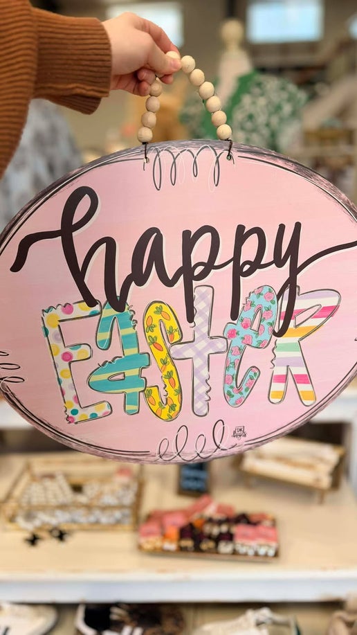 Happy Easter Door Hanger