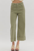 Sharon Cuff Bottom Colored Pants