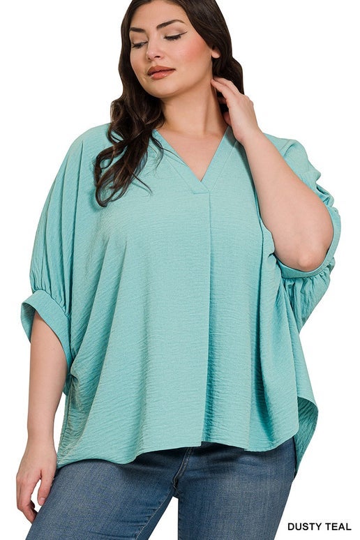 Curvy Demi Everyday Dolman Top