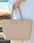 James Tote - Natural V Quilted