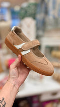 Corkys Calm Down Faux Suede Camel Shoes