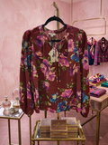 Penelope's Plum Floral Top