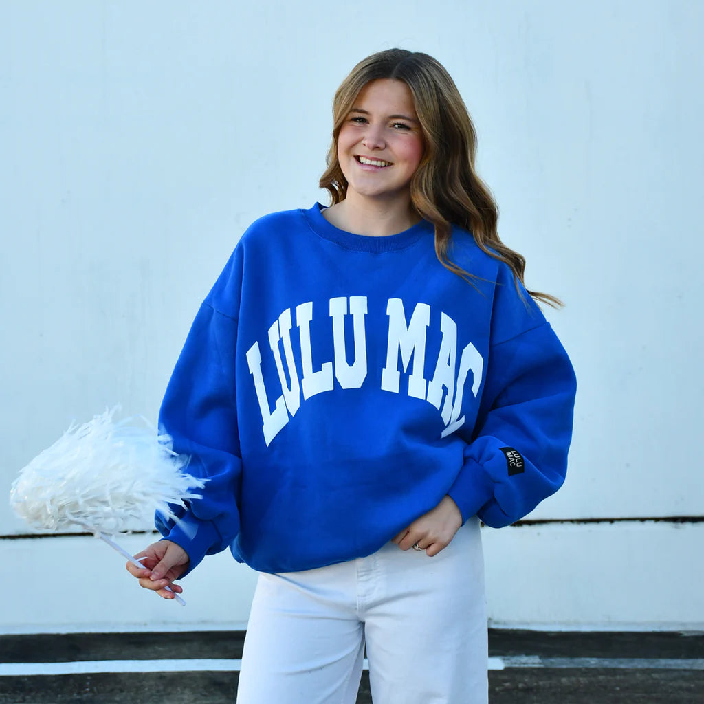 Lulu Mac Puff Royal Sweatshirt