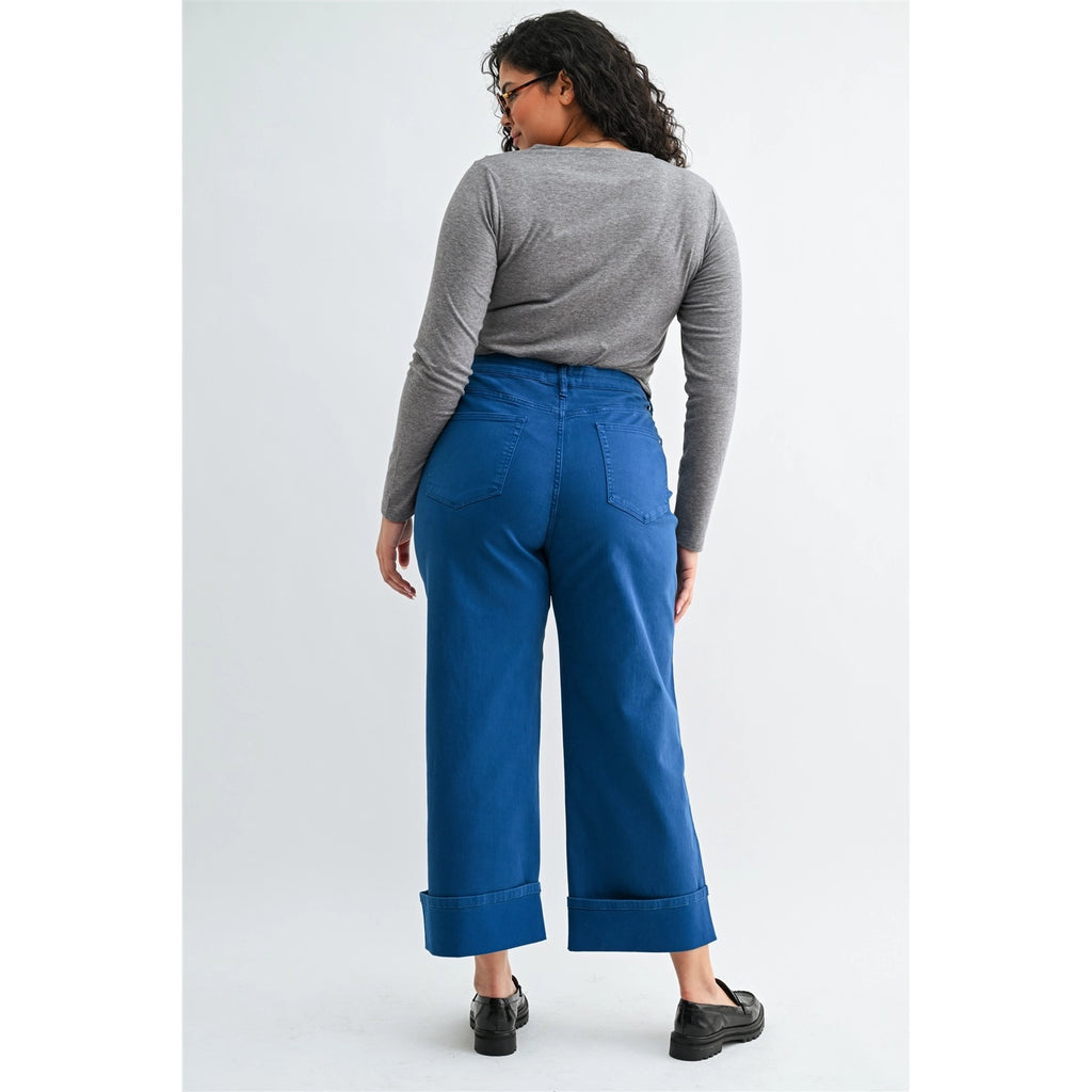 Curvy Mica Denim Tanya Cuffed Jeans