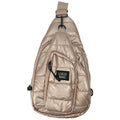 Lulu Mac Champagne Puffer Metallic Sling Bag