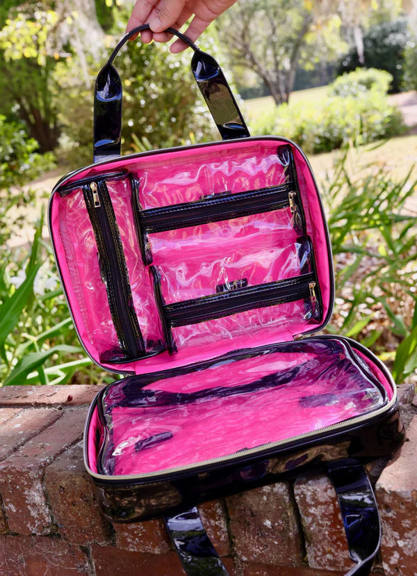 Caroline Hill Punta Cana Large Case - Spotted Patent